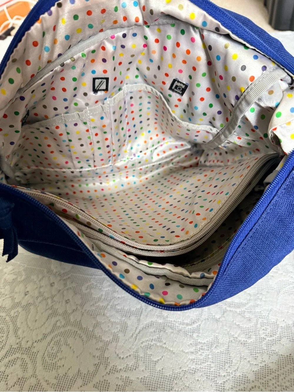 OGIO Brooklyn Crossbody padded tablet Bag purse Blue